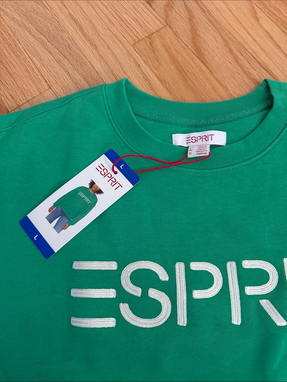 Esprit Emerald Green ESPRIT Pullover Sweatshirt - Picture 2 of 3